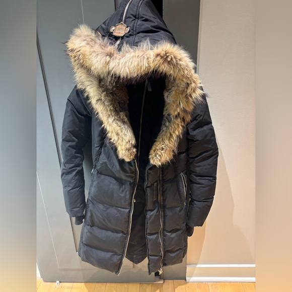 Mackage Black Puffer Jacket with Fur Hood - Picture 7 of 7